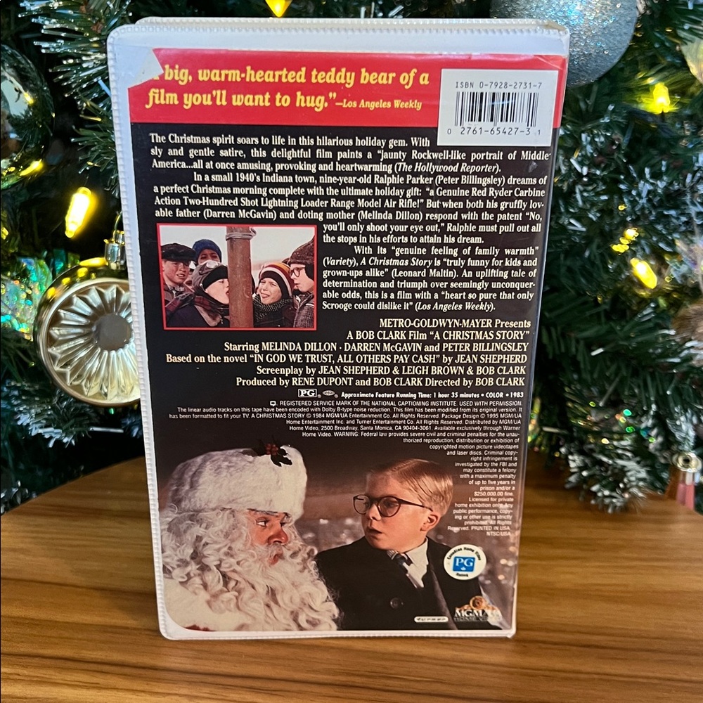 VINTAGE VHS tape of the classic holiday film A Christmas Story 80s 90s UNTESTED - Picture 9 of 14